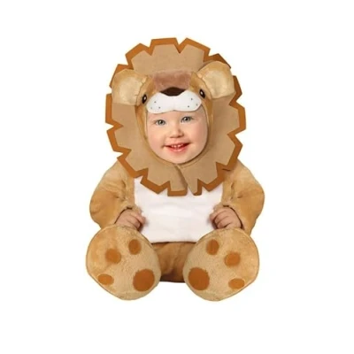 Image of My Illusions Toddler Lion Baby Jumpsuit Costume Kids Animal Fancy Dress Up For World Book Day or Halloween (18 24 Months)