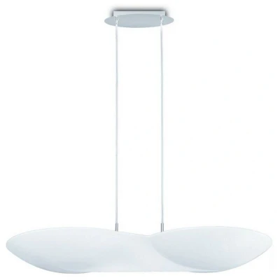 Image of Flow Ceiling Pendant 6 Light GU10, Chrome , White