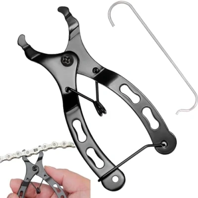 Image of YUEMING Mini Chain Plier, Bicycle Chains Link Plier,Bike Tool, with Backup Stainless Steel Pin, Quick Removal Installation Hand Tools