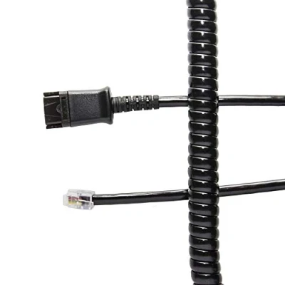Image of JPL BL 02+P Headset Connection Cable with Plantronics Compatible QD