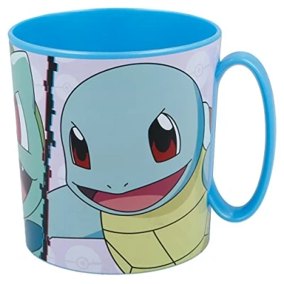Image of Stor Pokemon 350ml Microwave Safe Mug, Plastic, Reusable, for Kids, Children, Breakfast, Cup, Easy to Clean, BPA Free (350ml)
