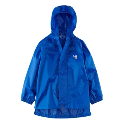 Image of Muddy Puddles Unisex Kid&#039;s Recycled Originals Waterproof Jacket, Blue, 7 8 Years