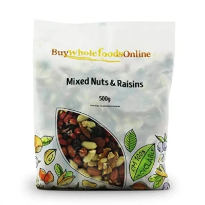 Image of Mixed Nuts &amp; Raisins 500g (BWFO)