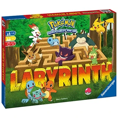 Image of Ravensburger Pokemon Labyrinth Moving Maze Family Board Games for Kids Age 7 Years Up 2 to 4 Players Gifts Boys and Girls