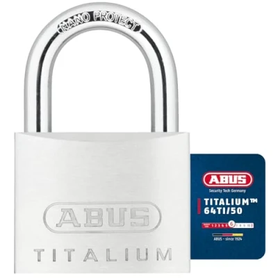 Image of ABUS 64TI/50 50mm Carded Titalium Padlock
