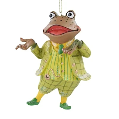 Image of Gisela Graham Fairy Tale Collection Resin Toad Of Hall