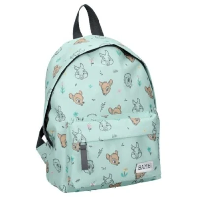 Image of mybagstory Backpack Bambi Green Disney Children School Nursery Kindergarten Bag Size 31 cm Adjustable Straps Gift Idea, Blue