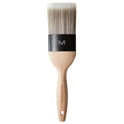 Image of Maverick 104 Series X Paint Brush 2.5&quot; Professional Straight Cut Oval Memex Head with FSC Wood 2.5 inch