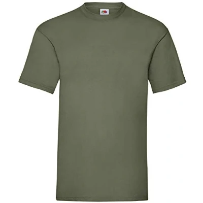Image of Fruit of the Loom Men&#039;s T Shirt, Klassisch Olives, XL