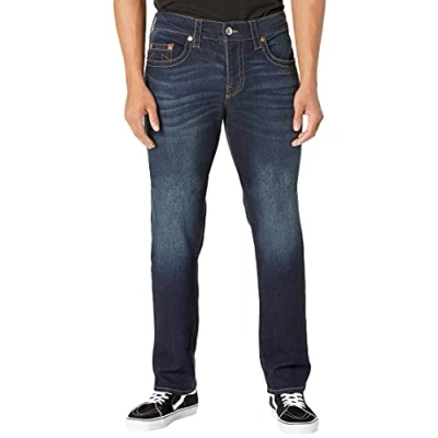 Image of True Religion Men&#039;s Geno Slim Fit Straight Leg Jean, Muddy Waters, 32