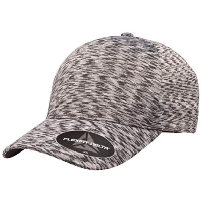 Image of Flexfit Delta Seamless Unipanel Cap, Melange Silver, S M