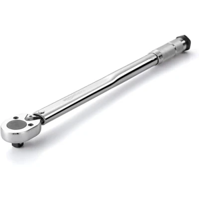 Image of Amazon Basics 1/2 Inch Drive Click Heavy Duty Torque Wrench, 25 250 ft. lb, 33.9 338.9 Nm
