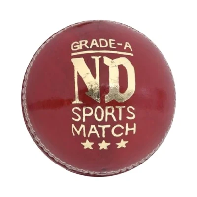 Image of ND Sports Slazenger Match Quality Cricket ball for 50 overs A Grade Balls SNR JNR (Senior 5.5oz, Single Ball)