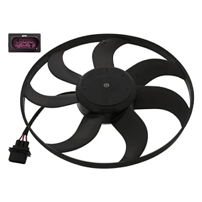 Image of 6Q0959455AD, 6R0959455AD, 6R0959455C Cooling Fan FEBI BILSTEIN 46565 390mm 12V 260W VOLKSWAGEN: Polo V Hatchback, IV SKODA: Fabia 2