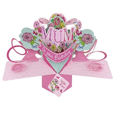 Image of Mum Birthday Pop Up Greeting Card Original Second Nature 3D Cards