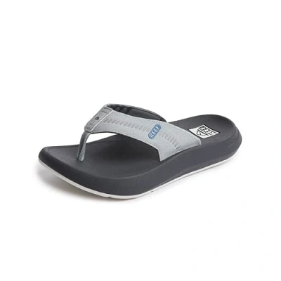 Image of Reef Men&#039;s Swellsole Cruiser Flip Flop, Grey/Light Grey/Blue, 10