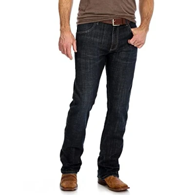 Image of Wrangler Men&#039;s Retro Slim Fit Boot Cut Jean, Dax, 36W / 34L