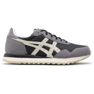 Image of Asics Sportstyle Tiger Runner II Unisex Trainers, Size: 6.5, Black/light dust Textile/synthetics