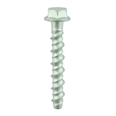 Image of 2x TIMCO Multifix Masonry Bolts Hex Flange Exterior Silver MF6130 Pack of 100