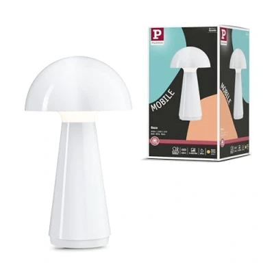 Image of Paulmann 76995 LED battery table luminaire 3 step dimming Onzo IP44 2700K 2.6W white portable USBC