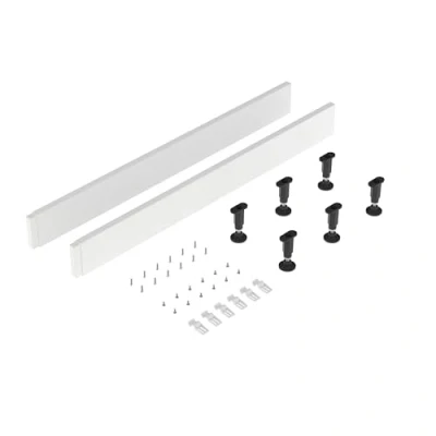 Image of Balterley Shower Tray Leg Set &amp; Plinth Kit White 1000mm Panel