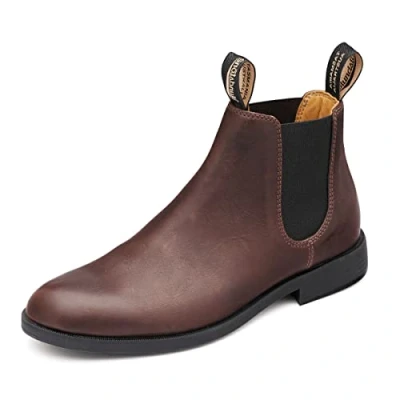 Image of 1900 Water Resistant Leather Unisex Chelsea Boots