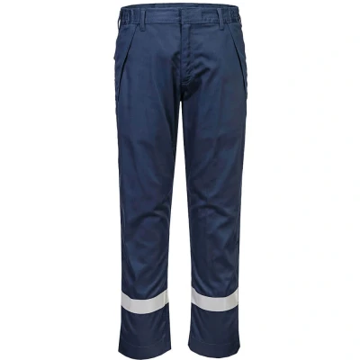 Image of Portwest Bizflame Work+ FR Trousers Navy 33