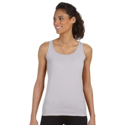 Image of Gildan Ladies Soft Style Tank Top Vest (L) (Sport Grey (RS))