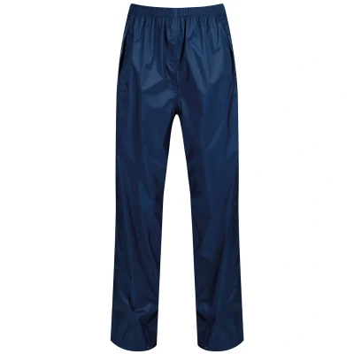 Image of Regatta Professional Ladies Pro Pack Away Overtrousers Navy 8 Regular Leg
