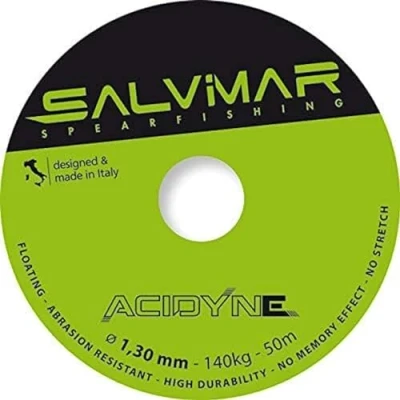 Image of SALVIMAR Unisex Adult Acidyne Line, Acid Green, 50 m 1.3 mm