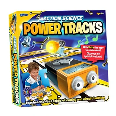 Image of John Adams Power Tracks: teaches the first steps of coding and circuit building Science STEM Toys Ages 5+ ‎Multicolor