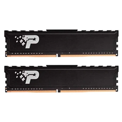 Image of Patriot Signature Premium DDR4 32GB (2x16GB) 2666MHz (PC4 21300) UDIMM kit W/HEATSHIELD