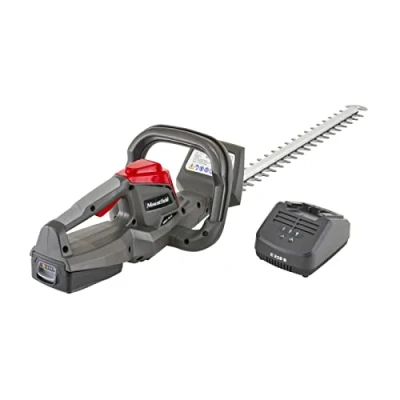 Image of Mountfield MHT 20 Li Cordless Hedge Trimmer, For trimming garden hedges and bushes, 55cm dual action blades, 150W, 20V (2 Ah) battery, Battery charger included