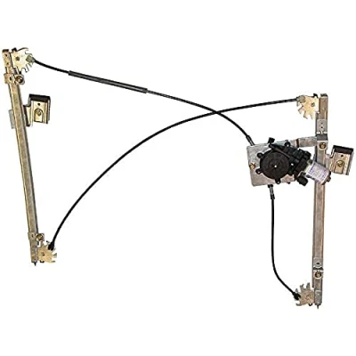 Image of 6N3837461, 6N3837461A Window regulator VALEO 850448 Left Front electric with motor without comfort function VOLKSWAGEN: Polo III Hatchback