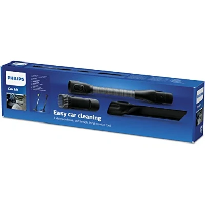 Image of Versuni FC8093/01 Car Kit (Attachment for Philips Battery Vacuum Cleaner, SpeedPro Max Aqua), Plastic, Black