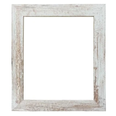 Image of FRAMES BY POST Metro Picture Photo Frame Distressed White A3 Plastic Glass