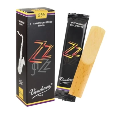 Image of Vandoren ZZ Tenor Saxophone Reeds Box of 5 Strength 2.5
