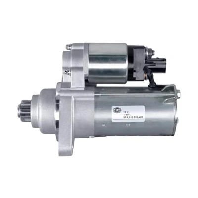 Image of 02T911023M, 02T911023T Starter motor HELLA 8EA 012 526 481 12V 1kW 10 76mm VOLKSWAGEN: GOLF 5, Jetta 3, 6, SEAT: Leon II Hatchback, Ibiza 4
