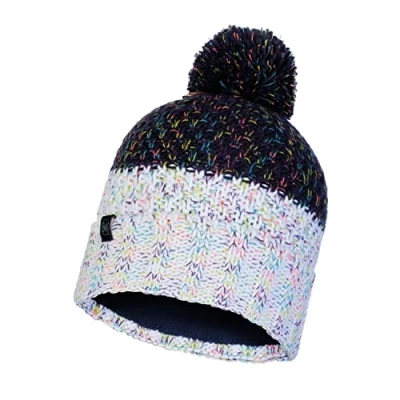 Image of Buff Unisex janna Knitted Polar Hat Kids, night blue, One Size UK