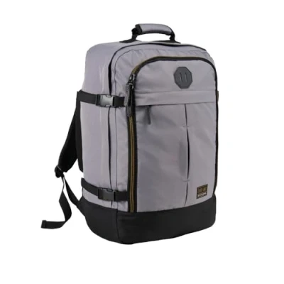 Image of Cabin Max Metz 55x40x20 cm Backpack Ryanair, Easyjet, Wizz Air Carry On Bag Travel for men (Recycled rPET Apache Grey 44L)