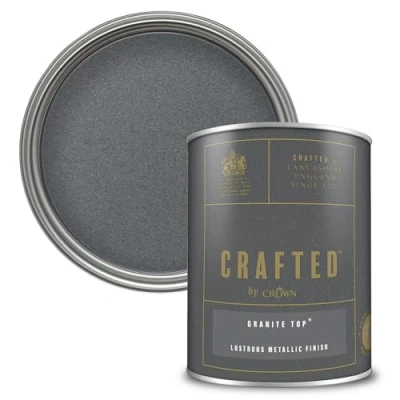 Image of Crafted by Crown Lustrous Metallic, Granite Top 1.25L