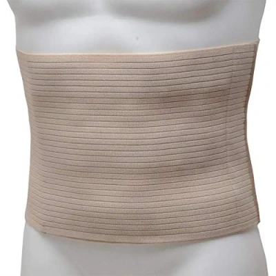 Image of Medically approved One Size Fits All (9&quot; Depth) Unisex Abdominal Binder Made From Breathable Multi band Elastic Ideal for post surgery, strains, hernia Supplied to UK Hospitals