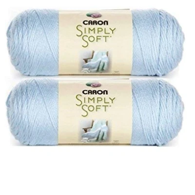 Image of Caron Simply Pack of 2 Balls 170g Each Ball Soft Blue