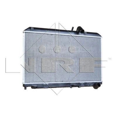 Image of N3H115200C, N3H415200C, N3H415200D, N3H615200C, N3H615200D Engine radiator NRF 53685 Aluminium 643mm 360mm 25mm Brazed cooling fins MAZDA: RX 8