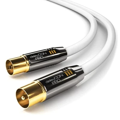 Image of Deleycon TV Cable Straight/Straight Gold