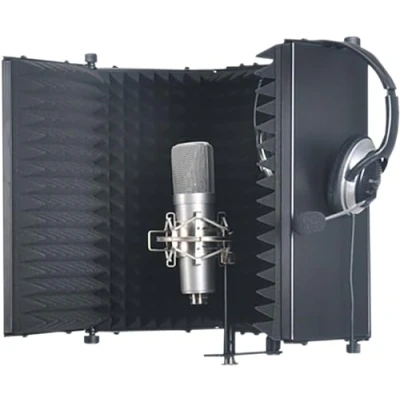 Image of SoundLab Studio Microphone Reflexion Screen Black Home