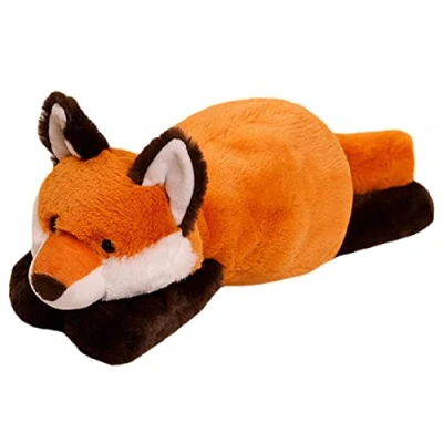 Image of Weighted Stuffed Animal For Relieve Stress,Cute Fox/Crocodile/Sloth/Raccoon Plush Toy, Plushie Soft Animals Throw Pillow Doll Toys Kids And Adults 60/70cm