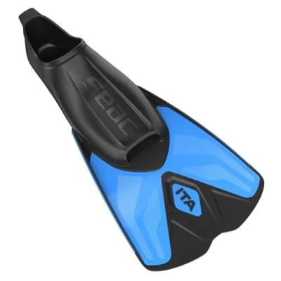 Image of SEAC ITA, Light and Powerful Short Swimming Snorkeling Fins for both Adults Children