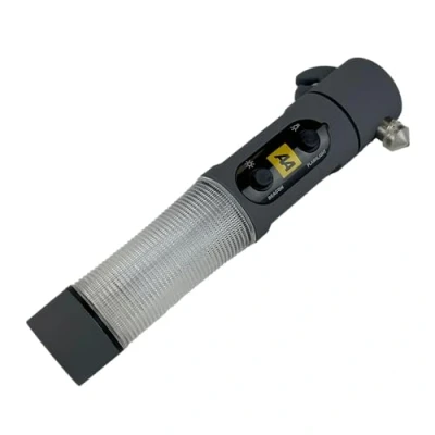 Image of AA 3 in 1 Emergency Flashing Beacon Torch Glass Hammer Seatbelt Cutter Rescue Tool for Cars and Other Vehicles AA1306, Grey