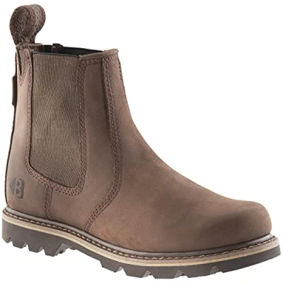 Image of Buckler B1400 Buckflex Chocolate Oily Leather Non Safety Dealer Boot Size 6 Brown